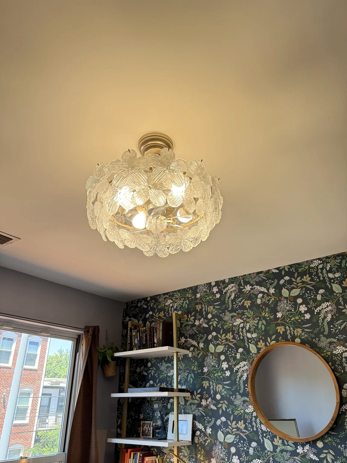 Decorative ceiling light installation